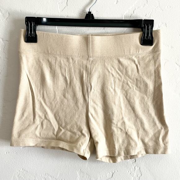Forever 21 with Purpose Size Medium Biker Shorts - Activewear Tan Athleisure - Picture 1 of 3